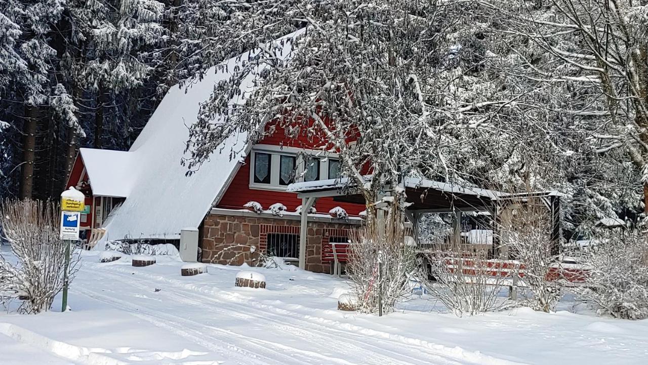 Вилла Wanderhuette Zum Bernhardsthal Экстерьер фото