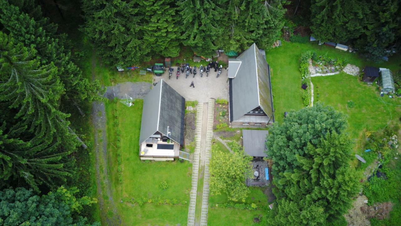Вилла Wanderhuette Zum Bernhardsthal Экстерьер фото