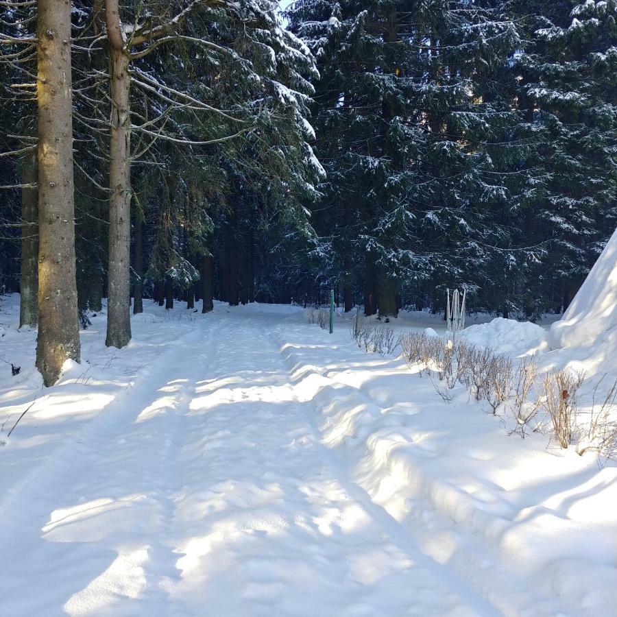 Вилла Wanderhuette Zum Bernhardsthal Экстерьер фото